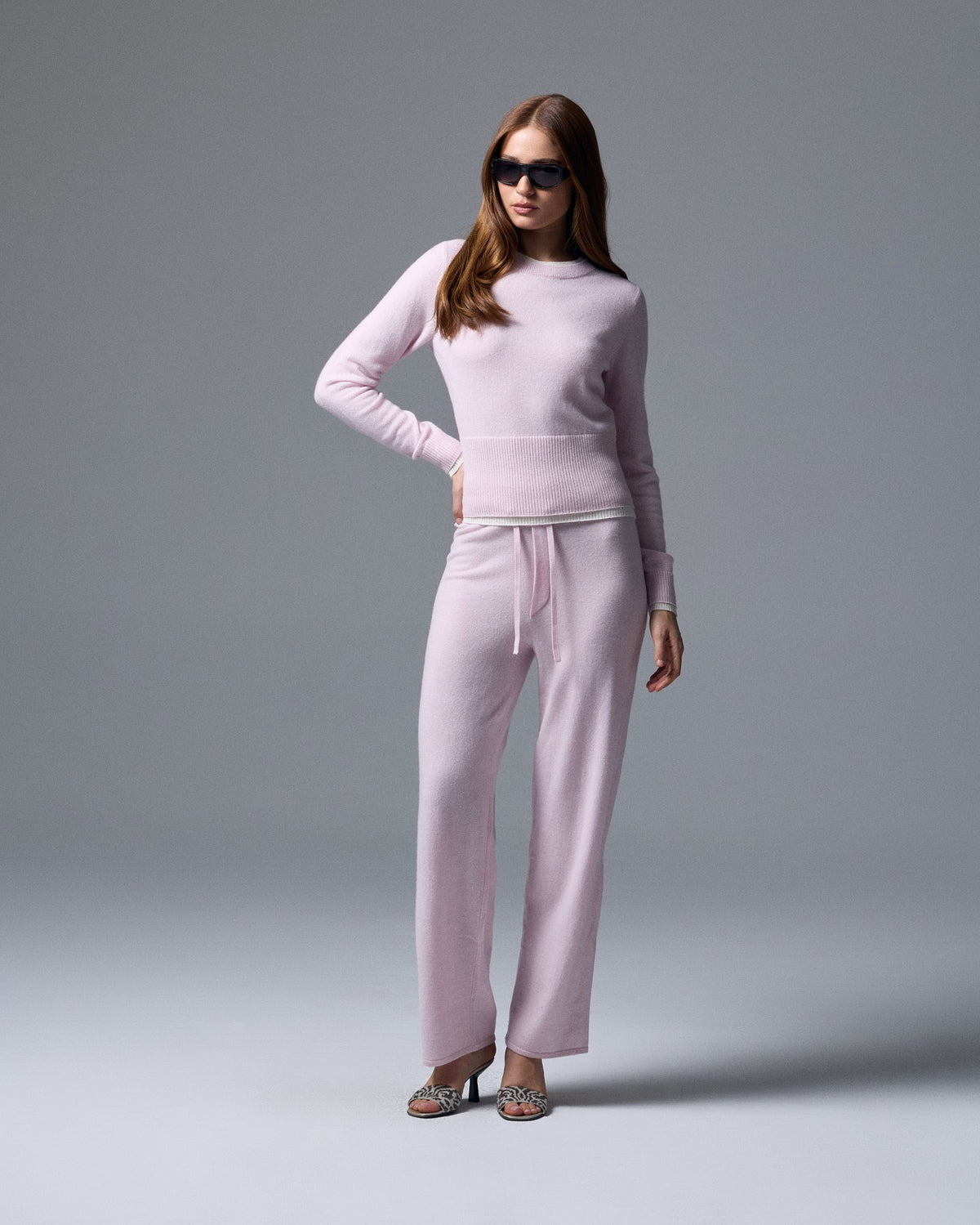 Tove Layered Cashmere Crewneck - Artless Forever - Flyclothing LLC
