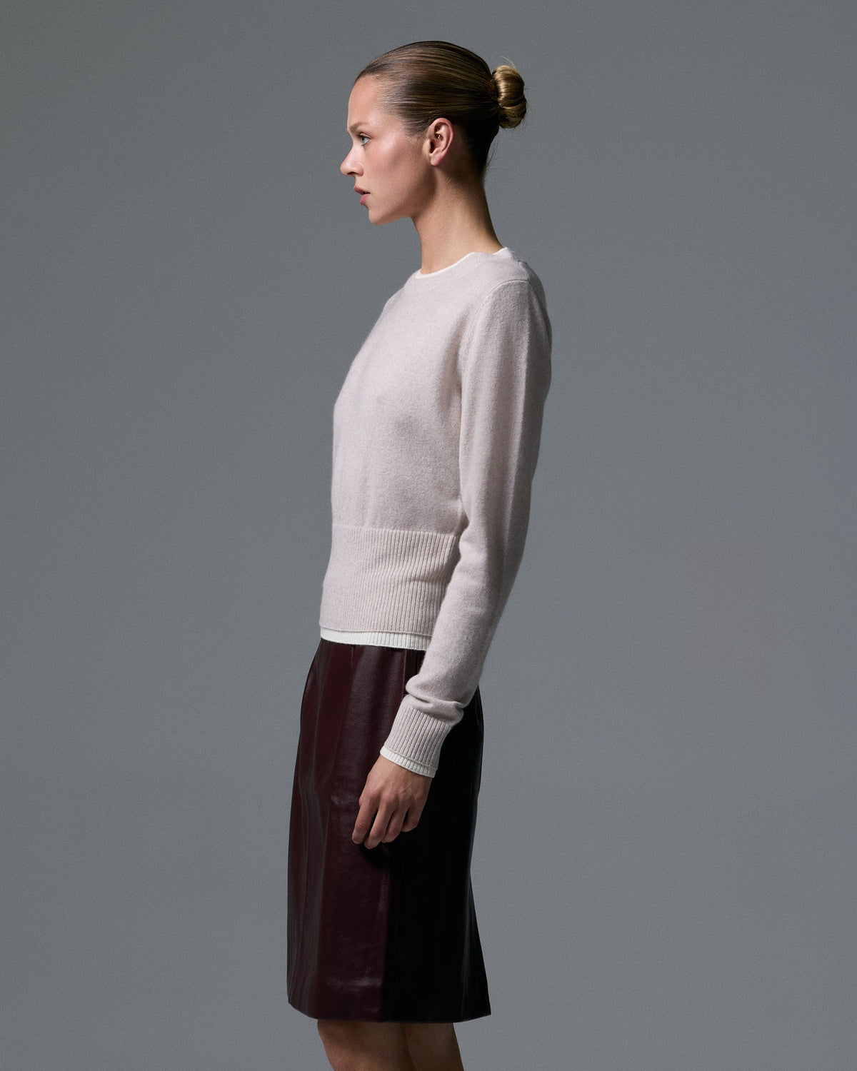 Tove Layered Cashmere Crewneck - Artless Forever - Flyclothing LLC
