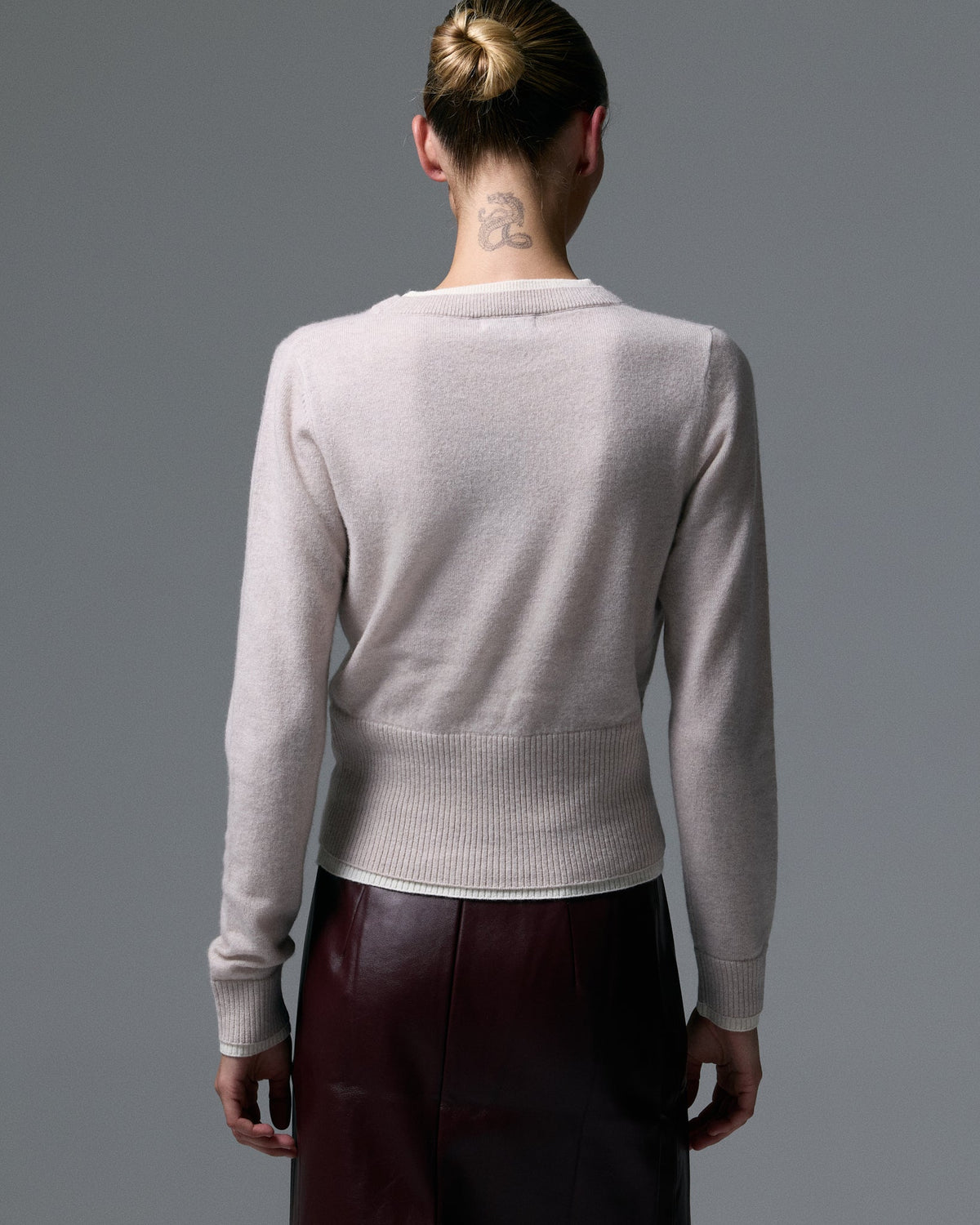 Tove Layered Cashmere Crewneck - Artless Forever - Flyclothing LLC