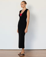 Tate Plunge Midi Dress - Artless Forever - Flyclothing LLC