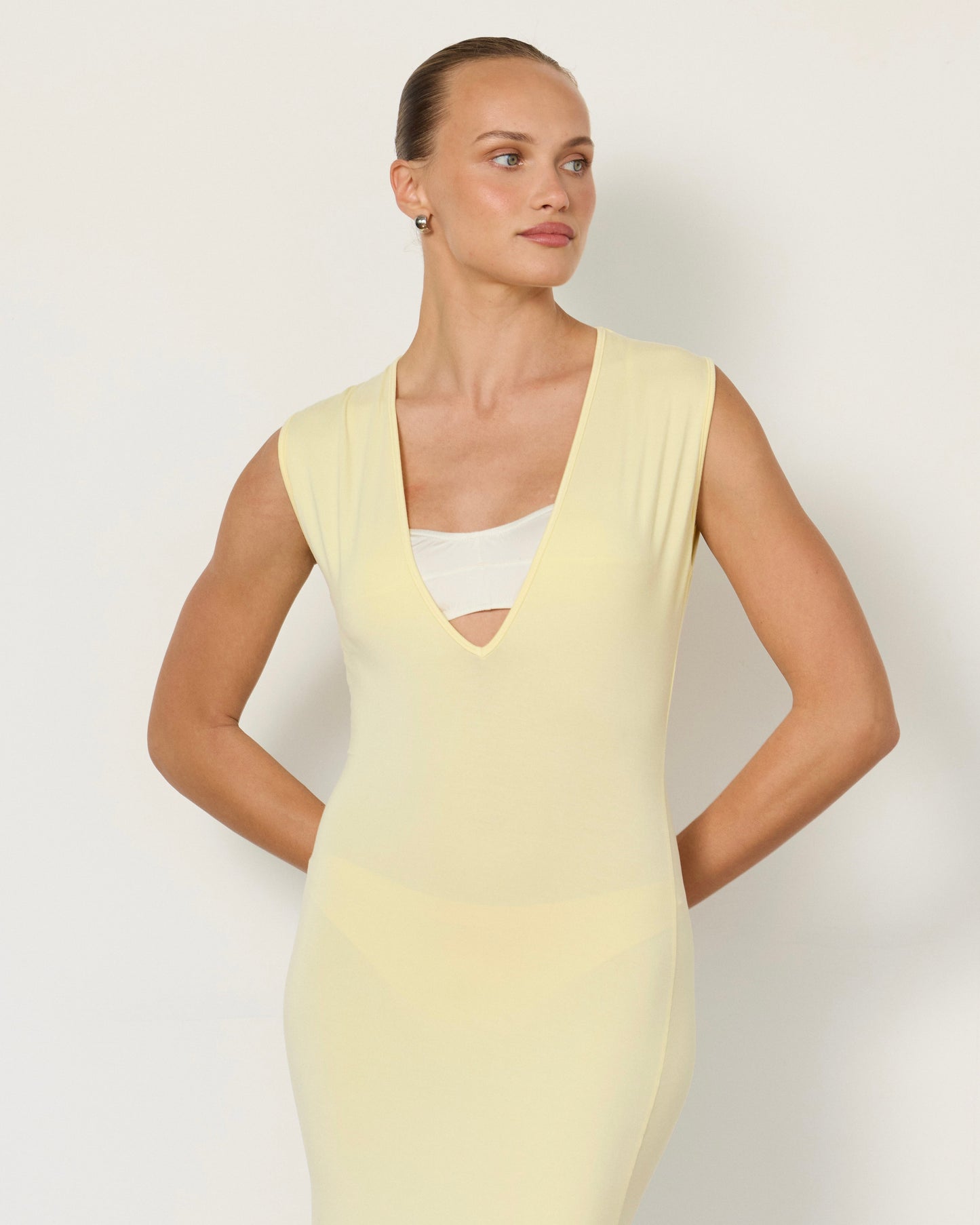 Tate Plunge Midi Dress - Artless Forever - Flyclothing LLC