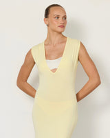 Tate Plunge Midi Dress - Artless Forever - Flyclothing LLC