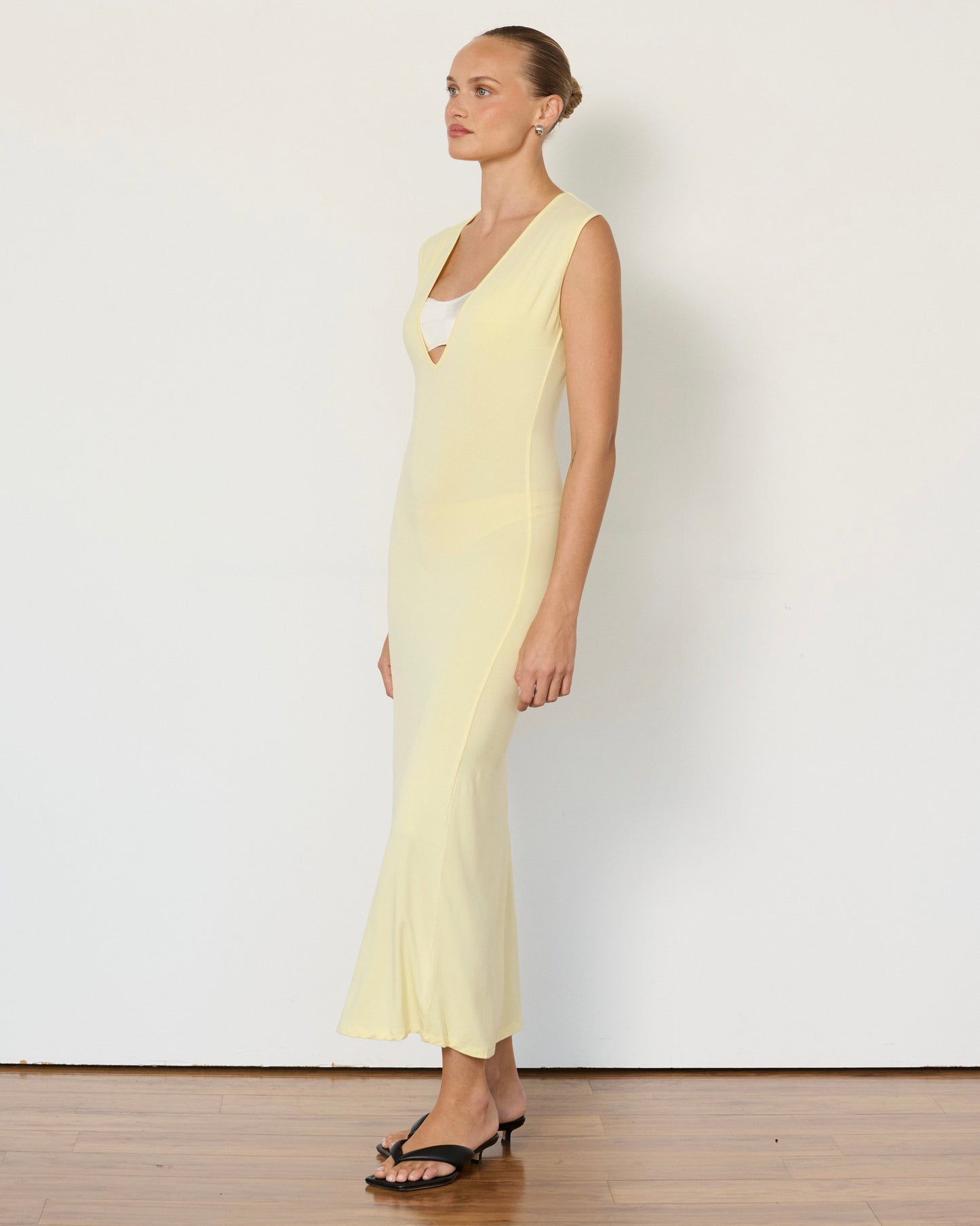 Tate Plunge Midi Dress - Artless Forever - Flyclothing LLC