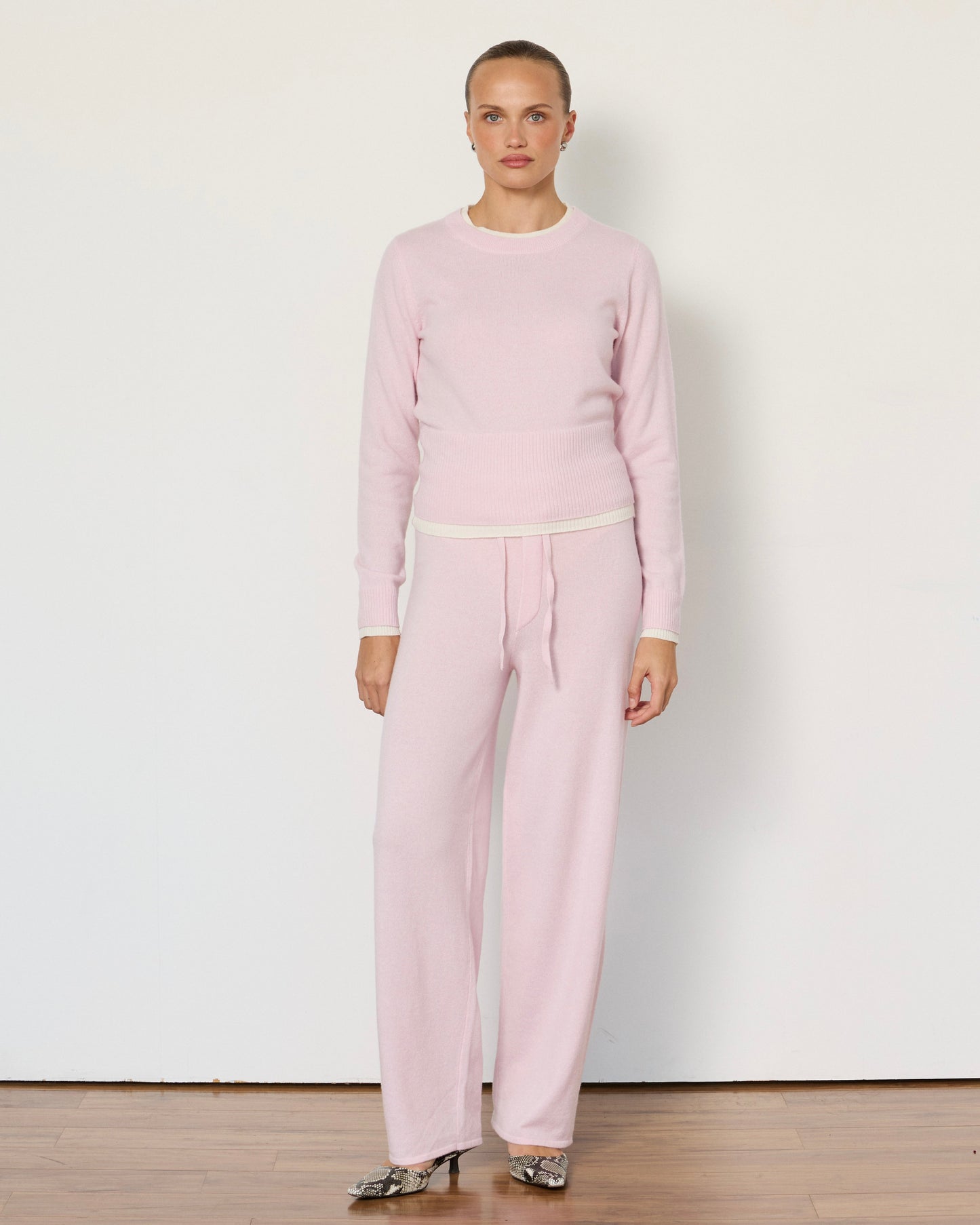 Tove Layered Cashmere Crewneck - Artless Forever - Flyclothing LLC