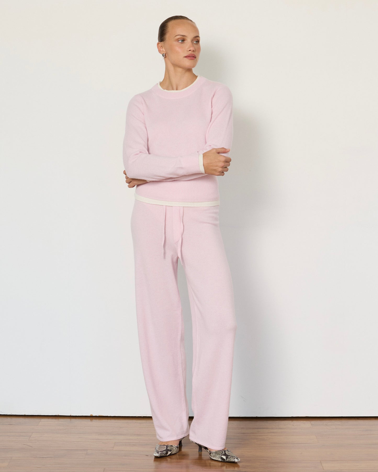 Tove Layered Cashmere Crewneck - Artless Forever - Flyclothing LLC