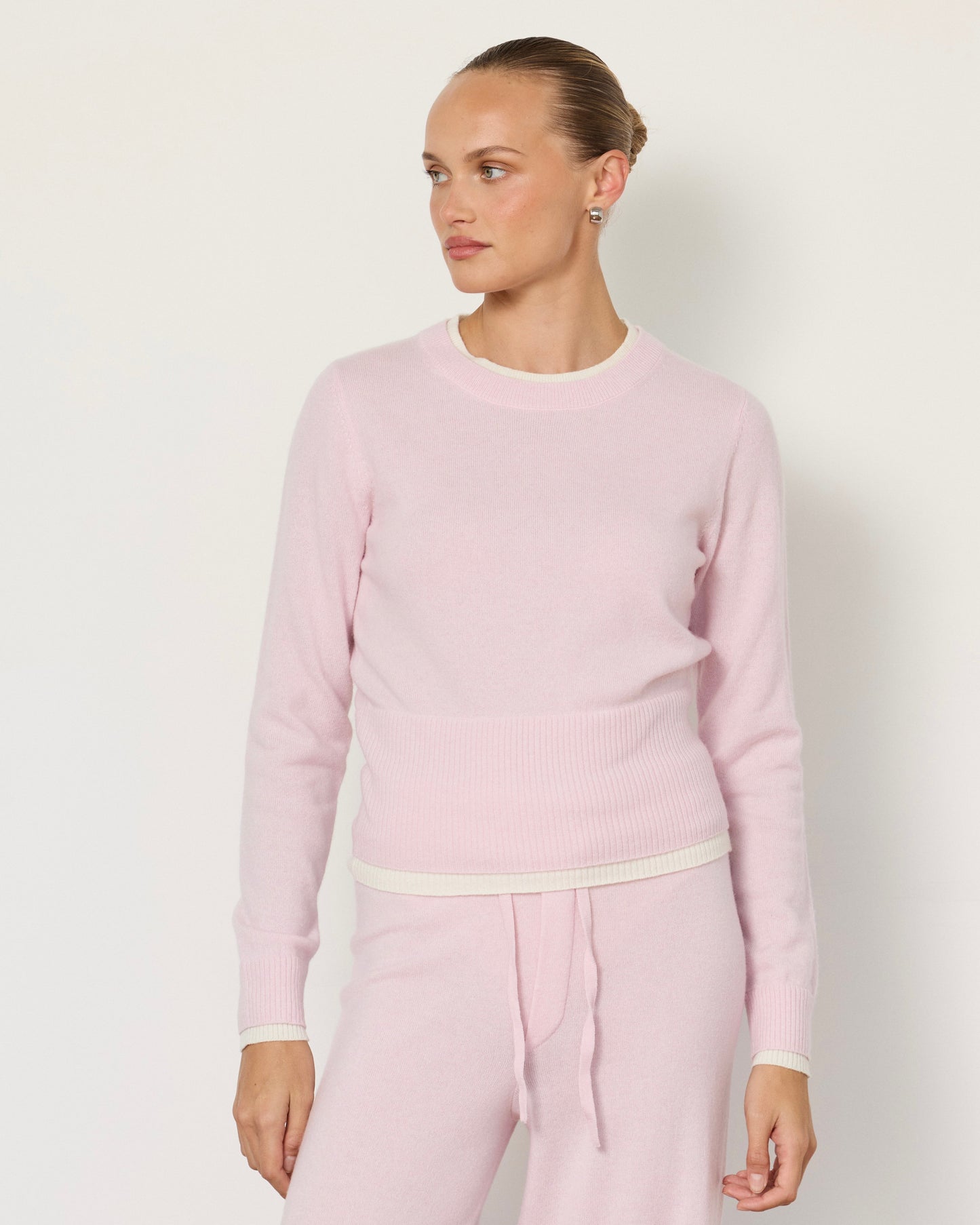 Tove Layered Cashmere Crewneck - Artless Forever - Flyclothing LLC