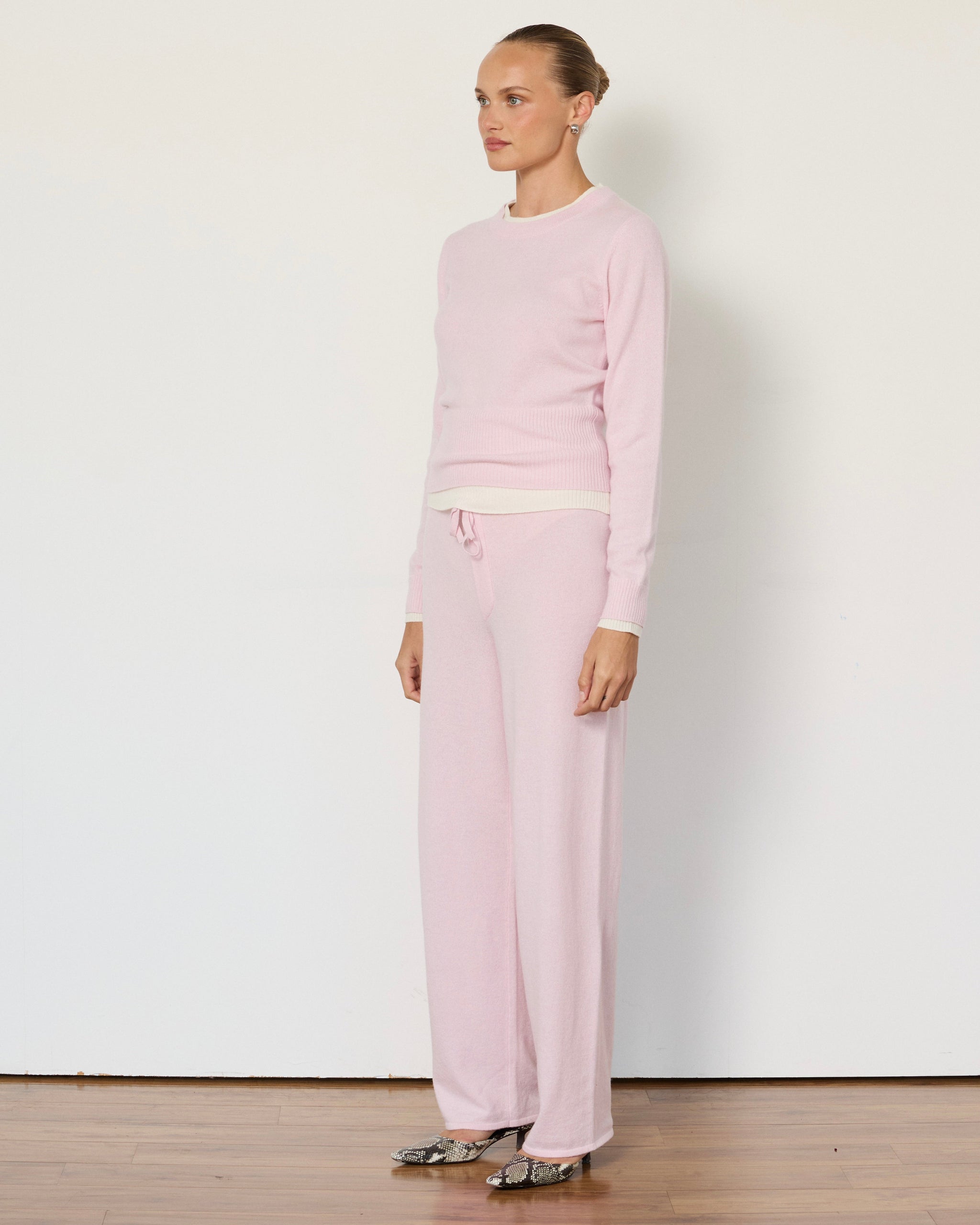 Tove Layered Cashmere Crewneck - Artless Forever - Flyclothing LLC