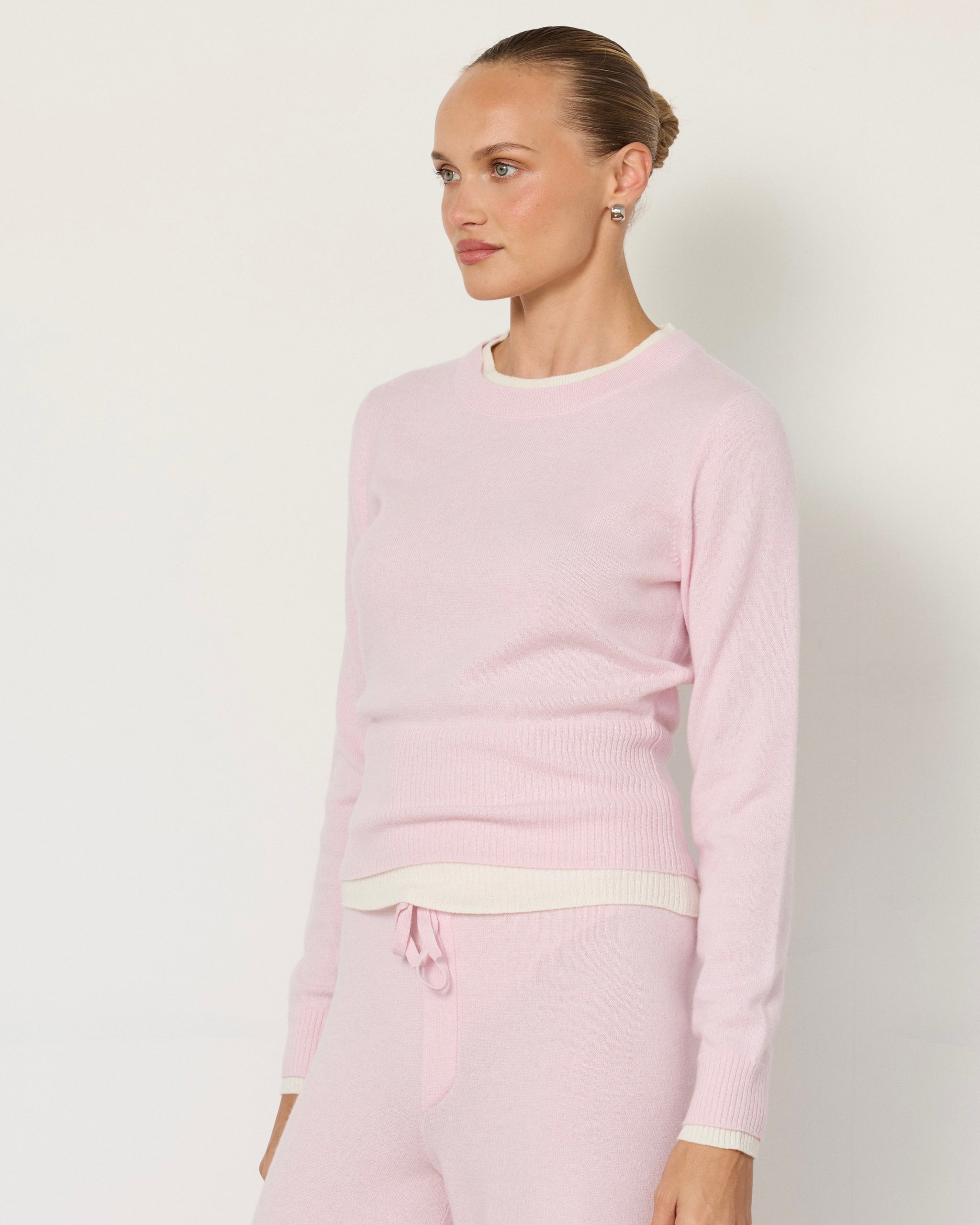 Tove Layered Cashmere Crewneck - Artless Forever - Flyclothing LLC
