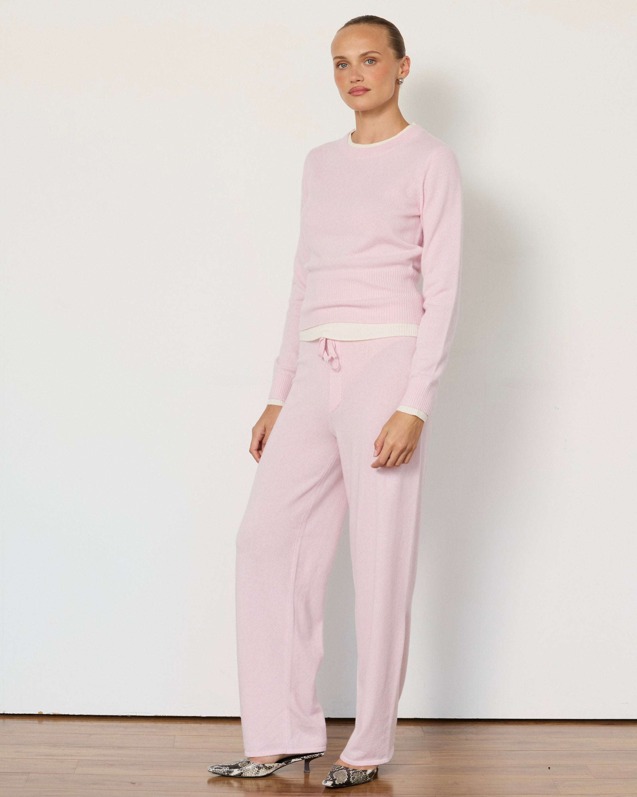 Tove Layered Cashmere Crewneck - Artless Forever - Flyclothing LLC
