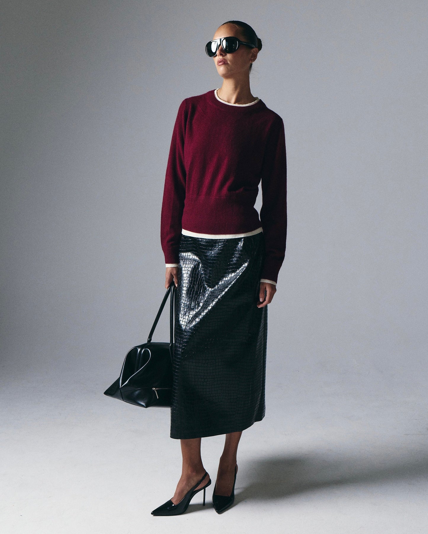 Tove Layered Cashmere Crewneck - Artless Forever - Flyclothing LLC