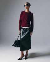 Tove Layered Cashmere Crewneck - Artless Forever - Flyclothing LLC