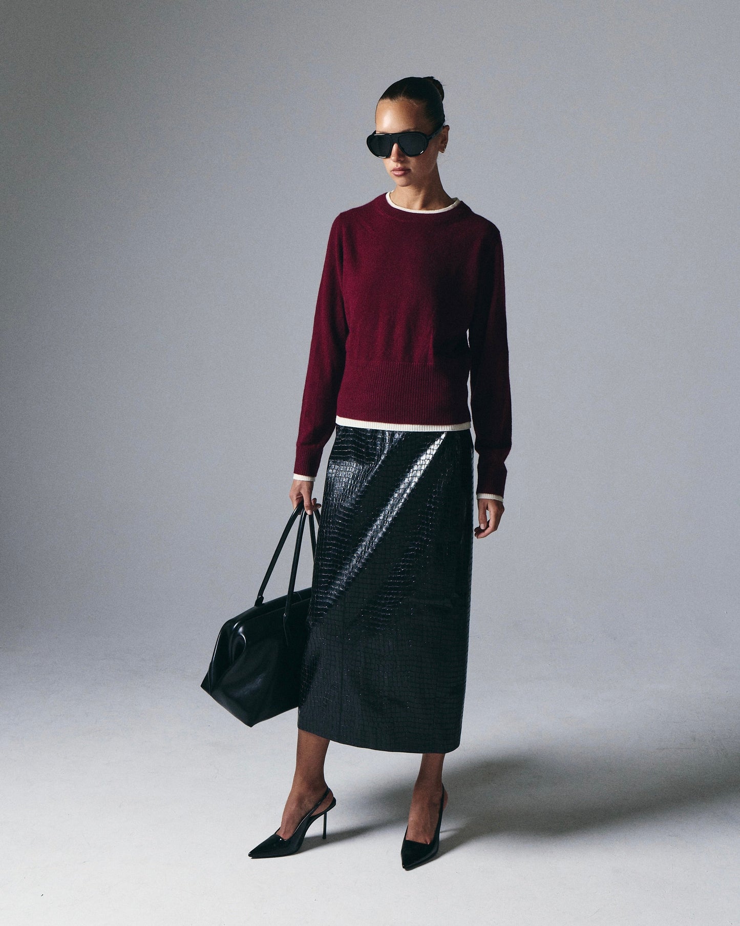 Tove Layered Cashmere Crewneck - Artless Forever - Flyclothing LLC