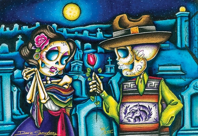 Black Market Art Company A Rose For My Love Print