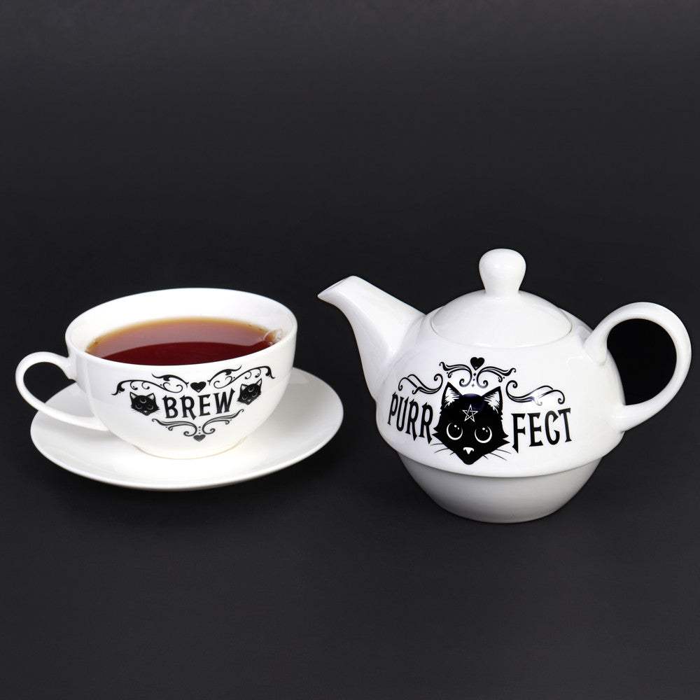 Purrfect Brew Tea Set