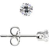 925 Sterling Silver CZ Stud Earrings - BodyCandy - Flyclothing LLC