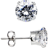 925 Sterling Silver CZ Stud Earrings - BodyCandy - Flyclothing LLC