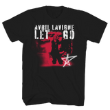 AVRIL LAVIGNE LET GO TRACK LIST BLACJ T-SHIRT