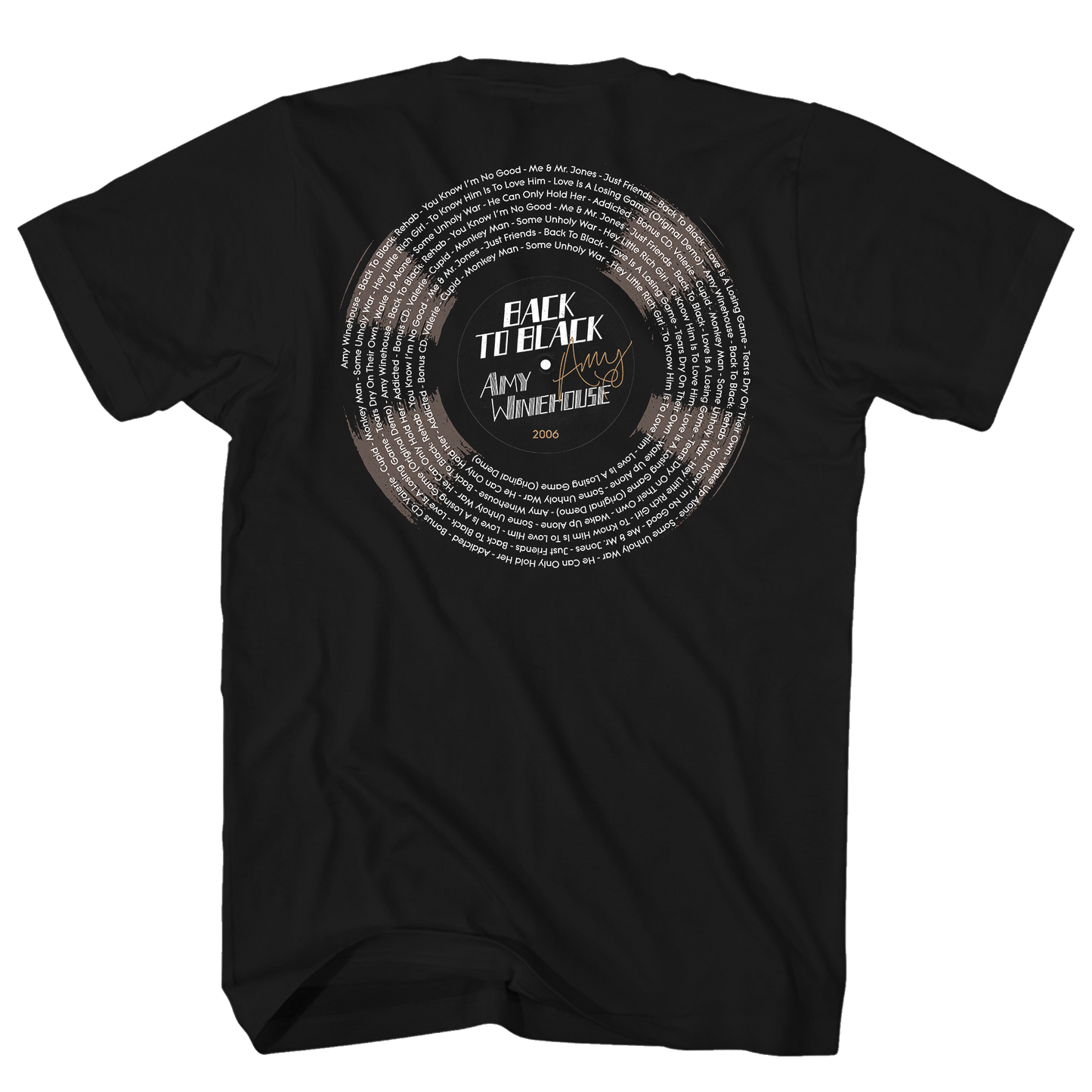 AMY WINEHOUSE BACK TO BLACK 2006 SIGNATURE BLACK