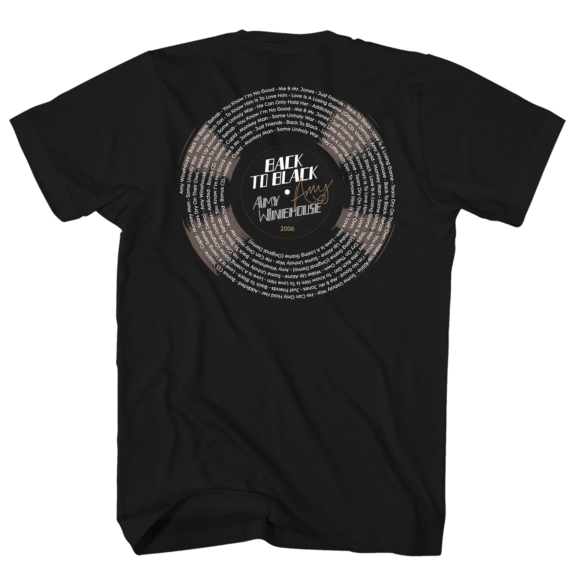 AMY WINEHOUSE BACK TO BLACK 2006 SIGNATURE BLACK