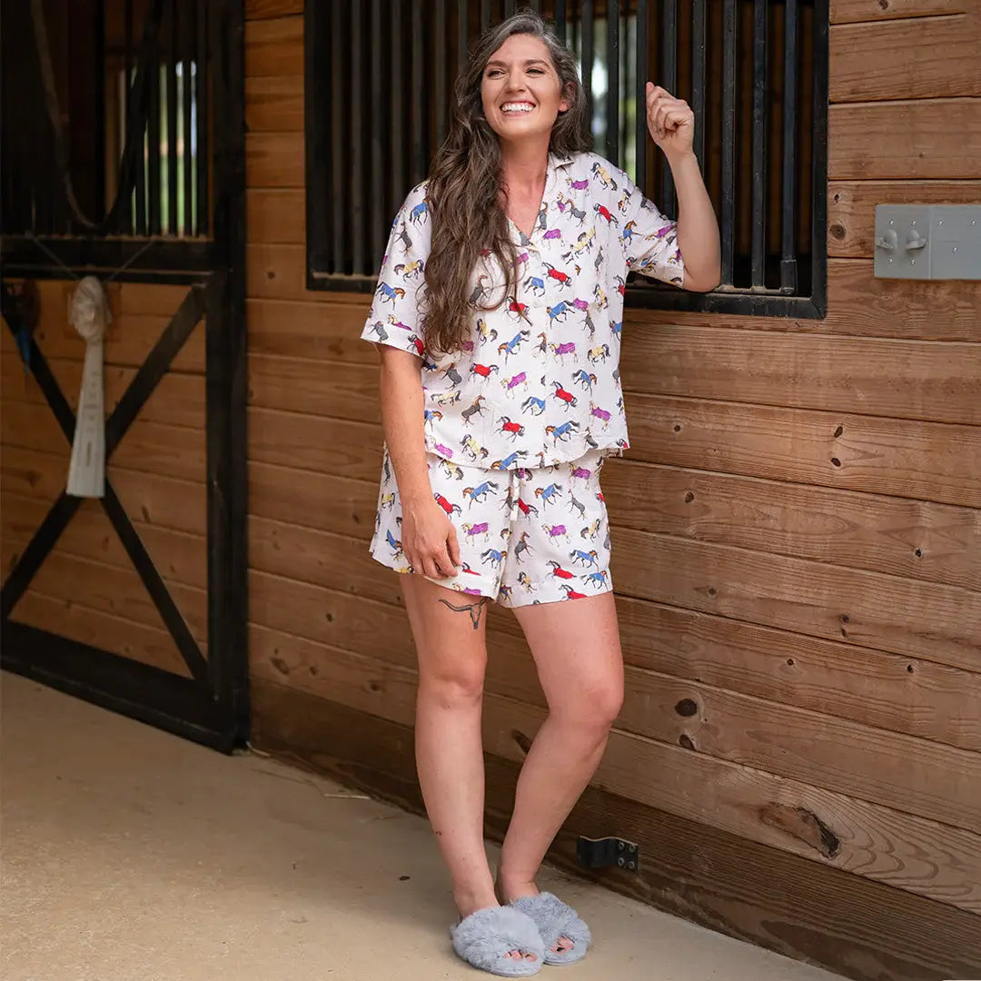 AWST Int'l Lila Loungewear Short Set - Breeches.com - Flyclothing LLC