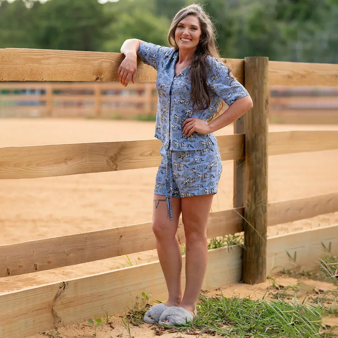 AWST Int'l Lila Loungewear Short Set - Breeches.com - Flyclothing LLC
