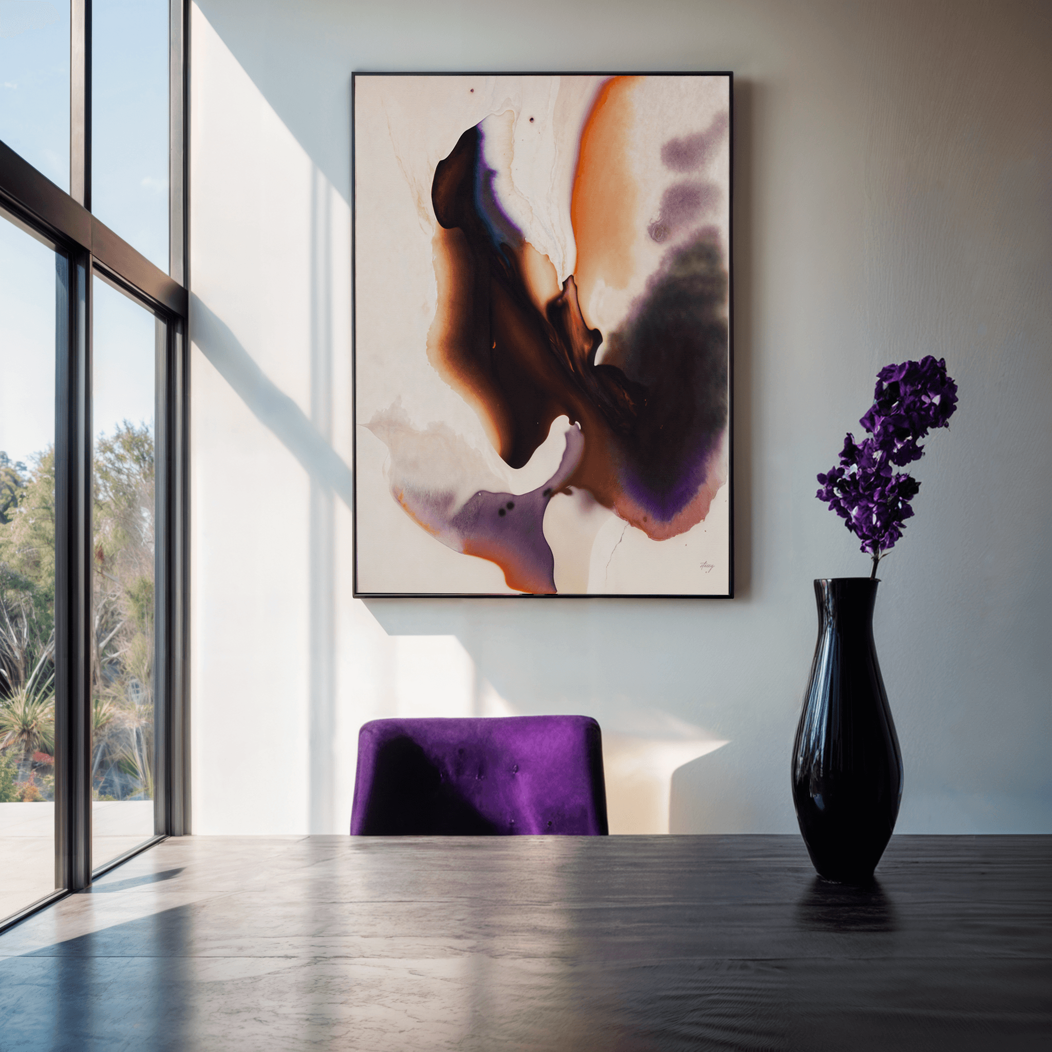 Canvas Print: "Velvet Bloom III" - Tailored Canvases - Flyclothing LLC