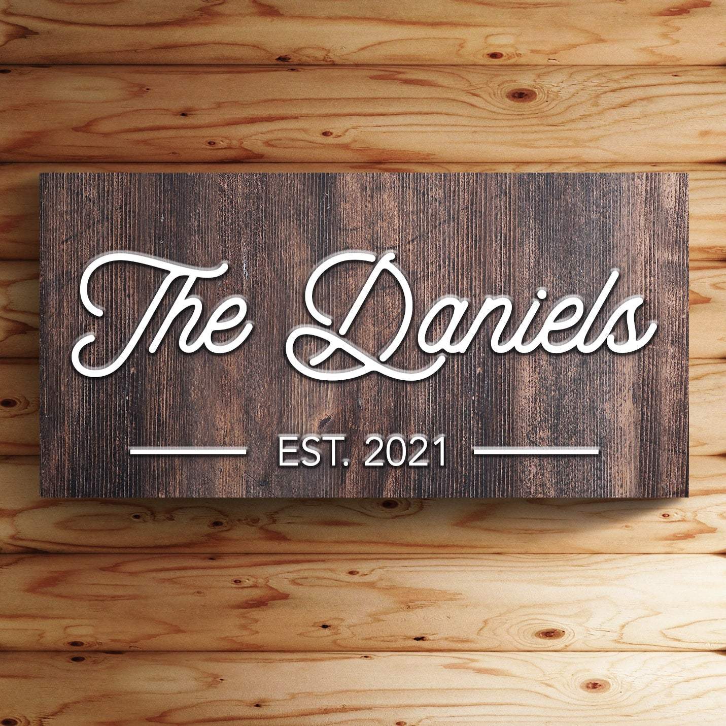 Family Name Sign IV - Tailored Canvases - Flyclothing LLC