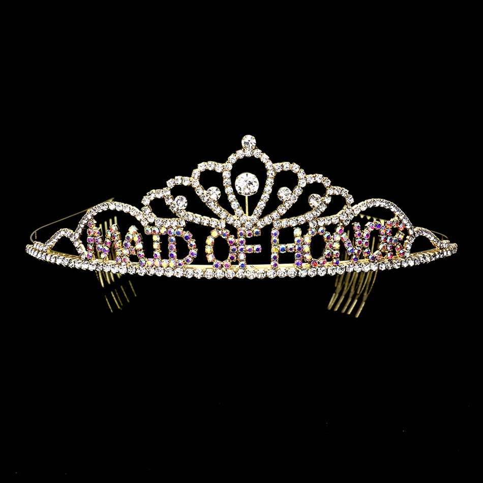 Maid Of Honor Rhinestone Princess Tiara - Madeline Love - Flyclothing LLC