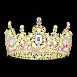 Multi Stone Cluster Crown Tiara - Madeline Love - Flyclothing LLC