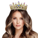 Round Teardrop Stone Accented Princess Tiara - Madeline Love - Flyclothing LLC