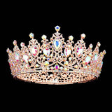 Teardrop Stone Accented Crown Tiara - Madeline Love - Flyclothing LLC