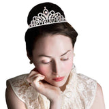 Happy Birthday Message Rhinestone Princess Tiara - Madeline Love - Flyclothing LLC