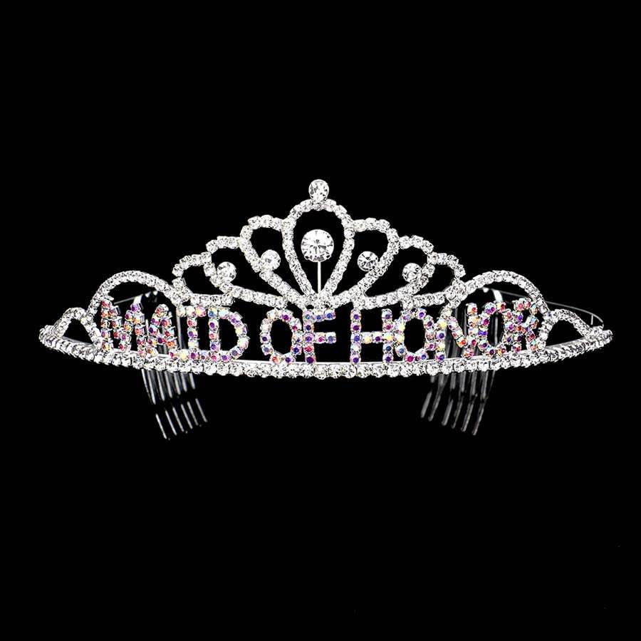 Maid Of Honor Rhinestone Princess Tiara - Madeline Love - Flyclothing LLC