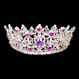 Round Teardrop Stone Accented Princess Tiara - Madeline Love - Flyclothing LLC