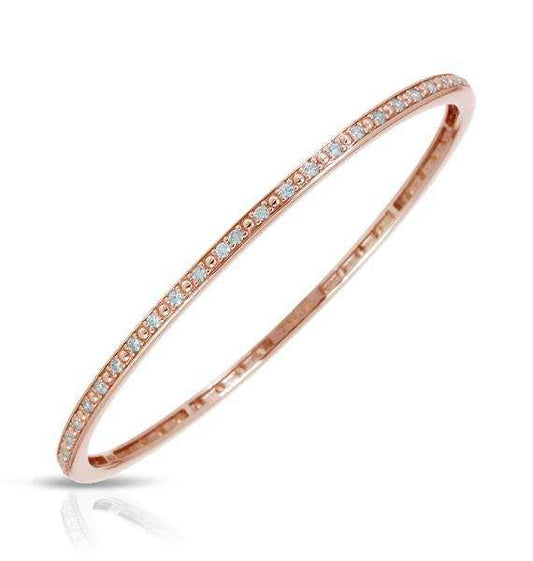 Accent Stone Bangle - Belle Étoile Jewelry - Flyclothing LLC