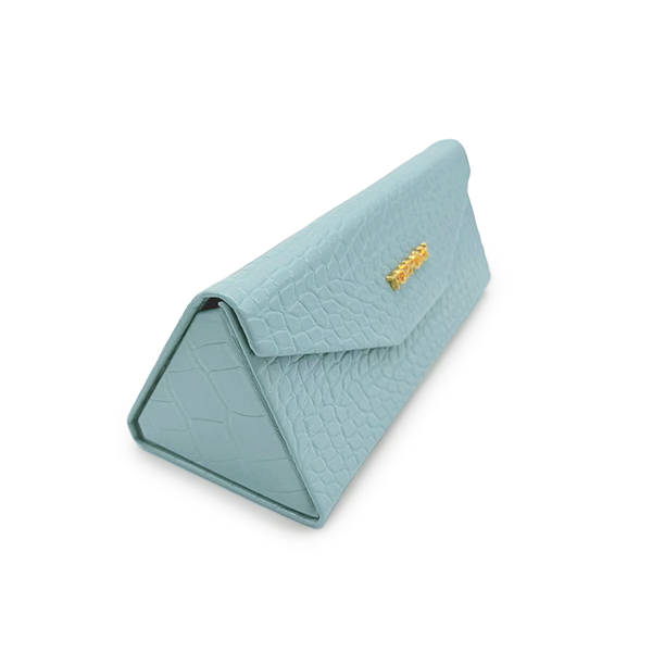 Turquoise Faux Croco Hard Case - TopFoxx - Flyclothing LLC