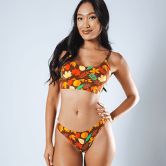 The Acorn Hoard | Fall Leaves MicroModal Thong - Shinesty