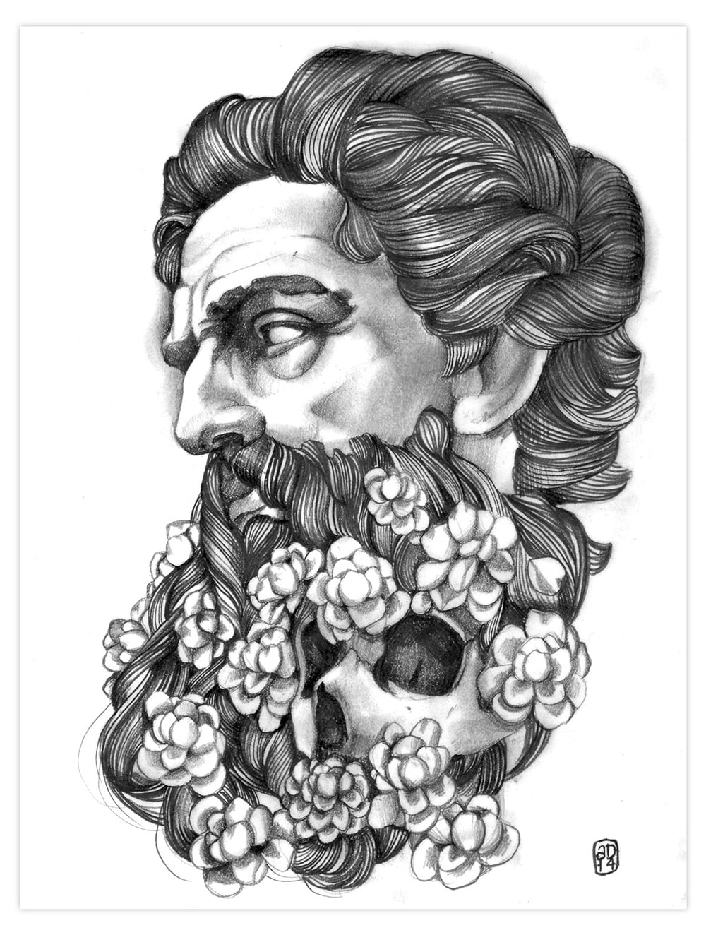 Black Market Art Company Adonis Print
