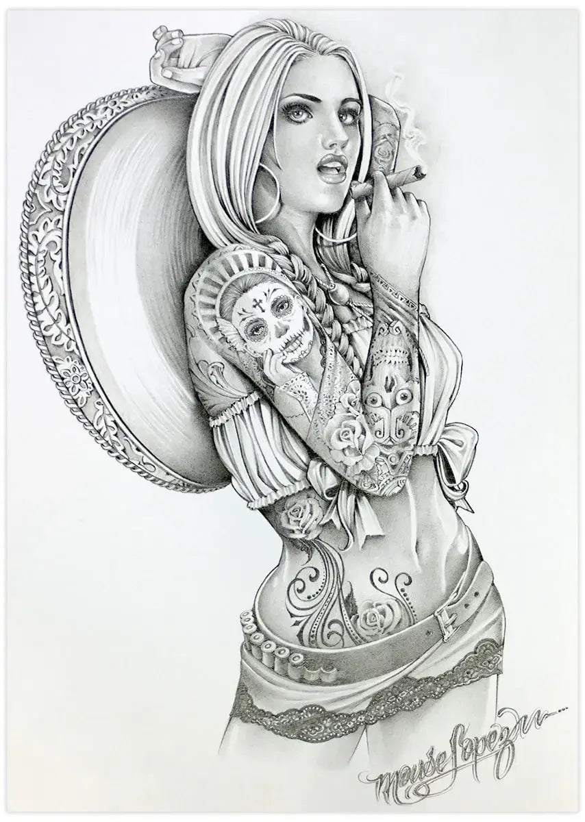 Black Market Art Company Adri Charra Print - Black Market Art Company - Flyclothing LLC