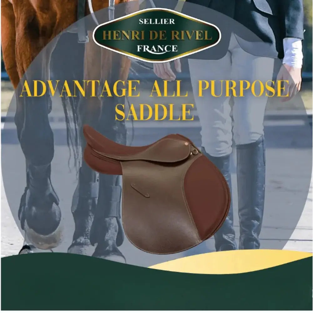 Henri de Rivel Advantage All Purpose Saddle - Breeches.com - Flyclothing LLC