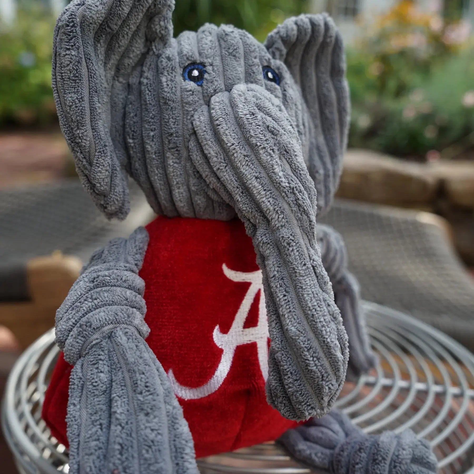 NCAA University of Alabama, Big Al Mascot Knottie® Plush Dog Toy - HuggleHounds - Flyclothing LLC