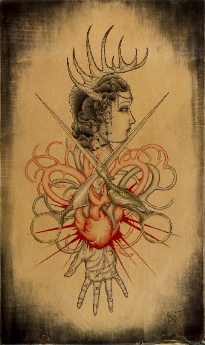 Black Market Art Company Alcestis Hand Print