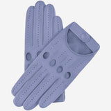 Alessa (sky) - Classic Italian lambskin leather driving gloves