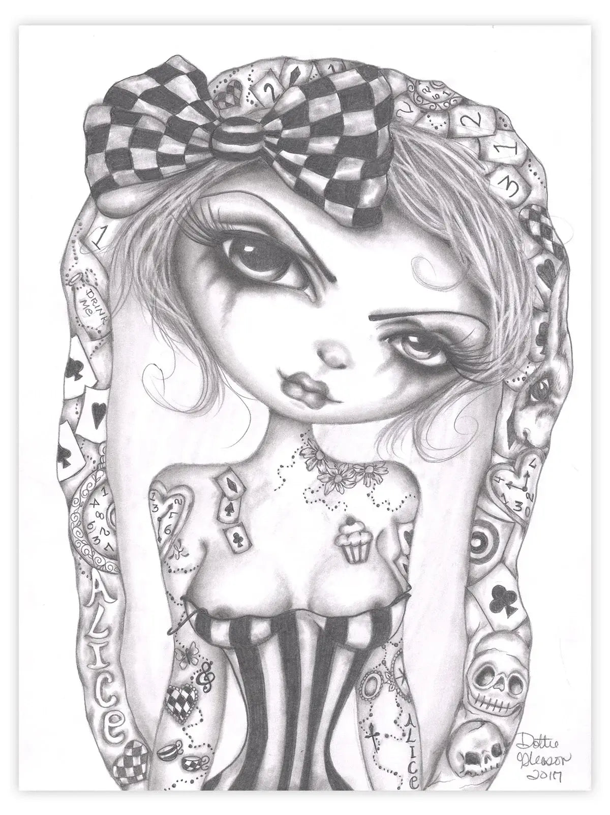 Black Market Art Company Alice Have I Gone Mad Print - Black Market Art Company - Flyclothing LLC
