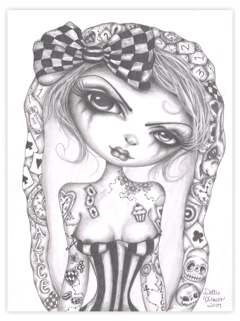 Black Market Art Company Alice Have I Gone Mad Print