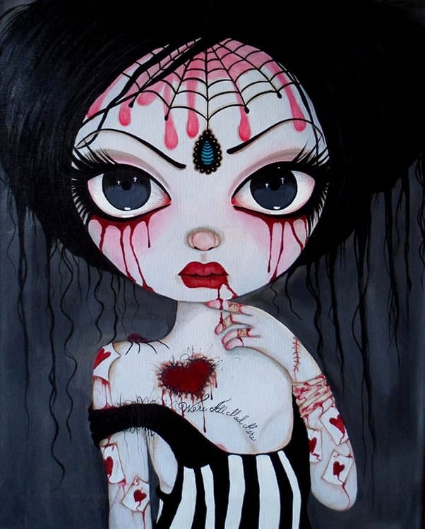Black Market Art Company Alice Just a Crazy World Print