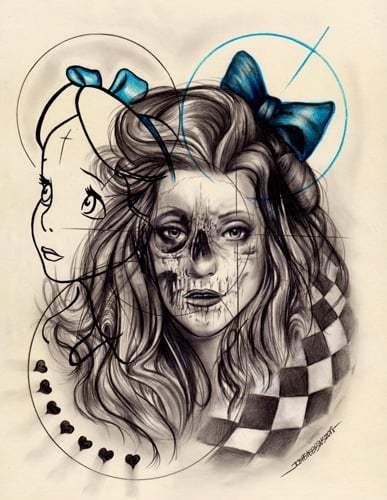 Black Market Art Company Alice in the Underworld Print - Black Market Art Company - Flyclothing LLC