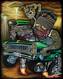 Black Market Art Company Alien Invasion Print