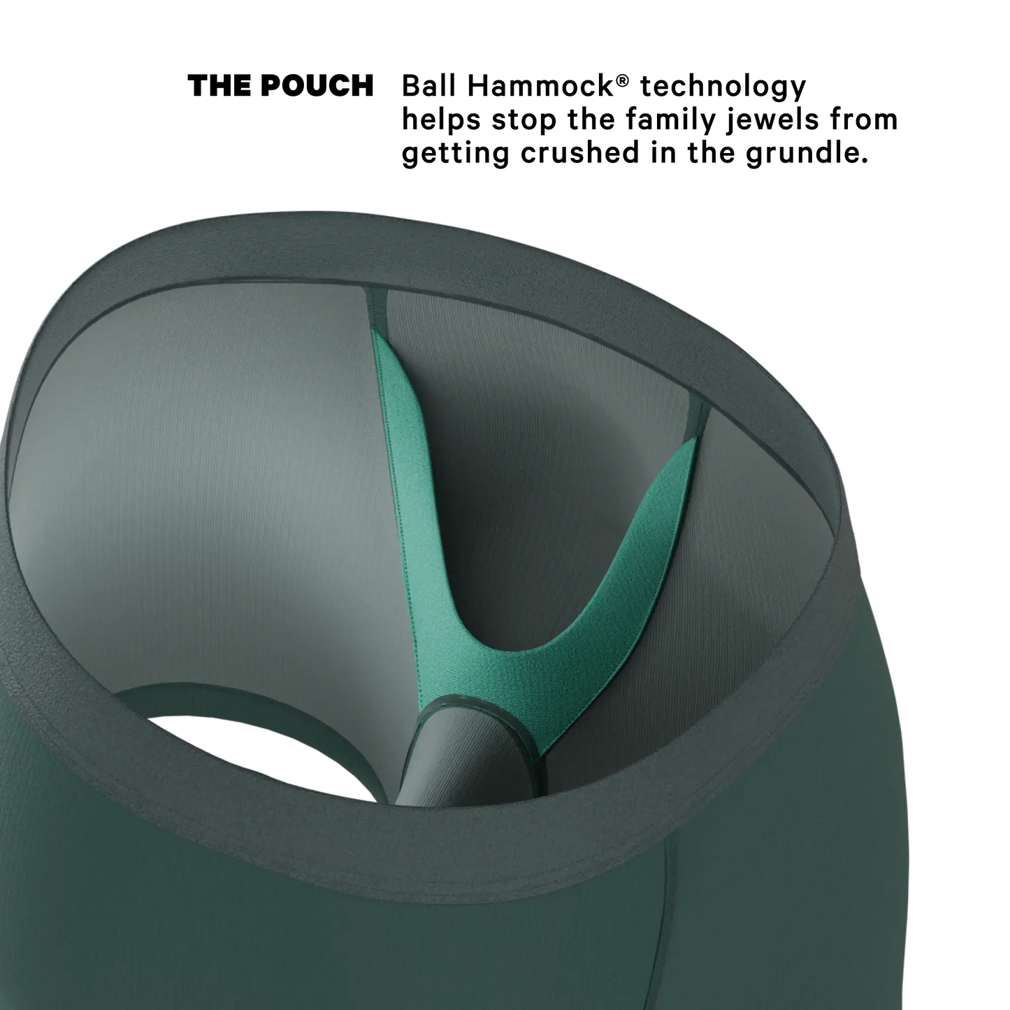 The Alloy | Dark Teal Ball Hammock® Pouch Underwear - Shinesty - Flyclothing LLC