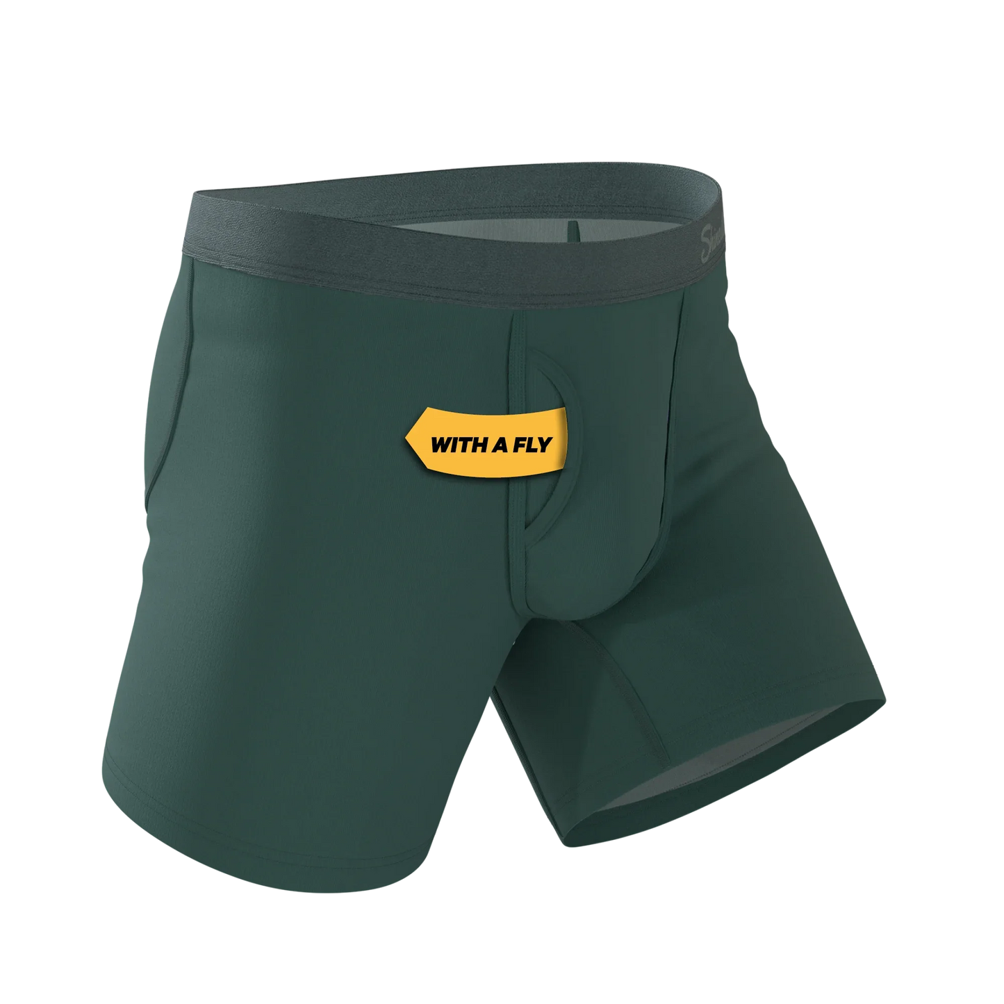 The Alloy | Dark Teal Ball Hammock® Pouch Underwear With Fly - Shinesty - Flyclothing LLC